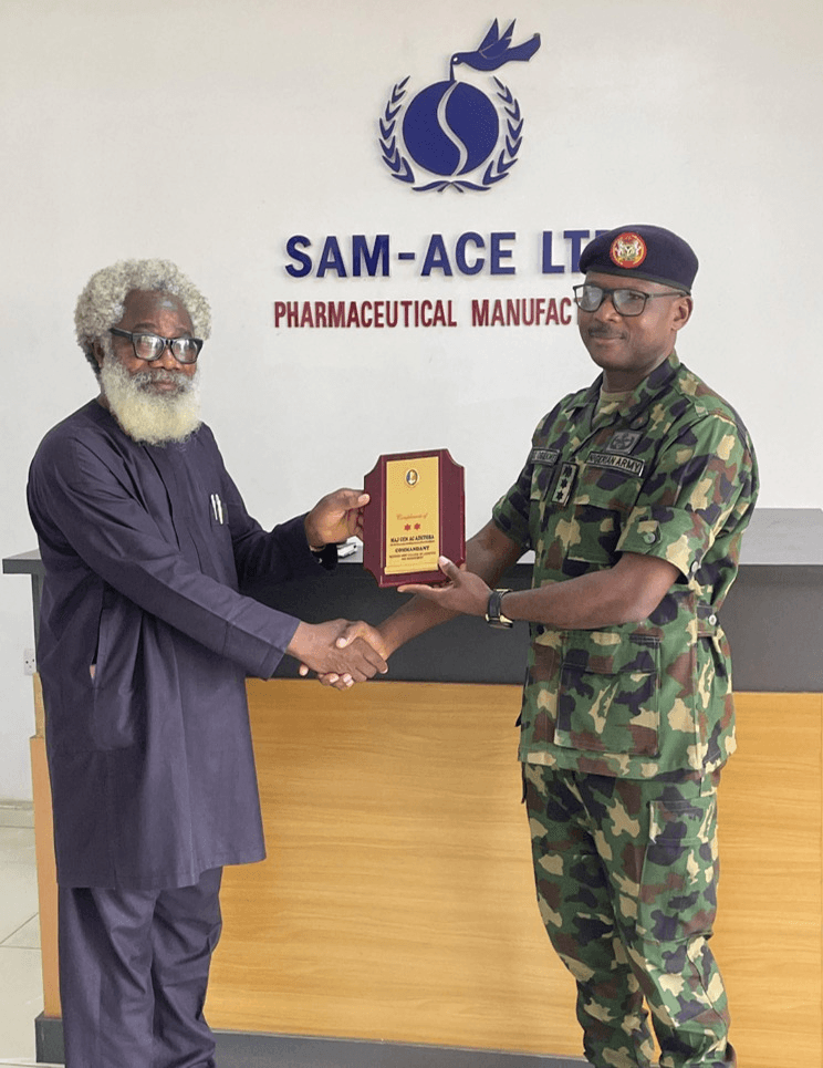 Nigerian Army Logistics Staff Course participants visit Sam-Ace on operational study tour