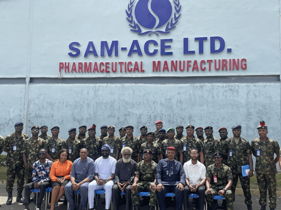 Nigerian Army Logistics Staff Course participants visit Sam-Ace on operational study tour