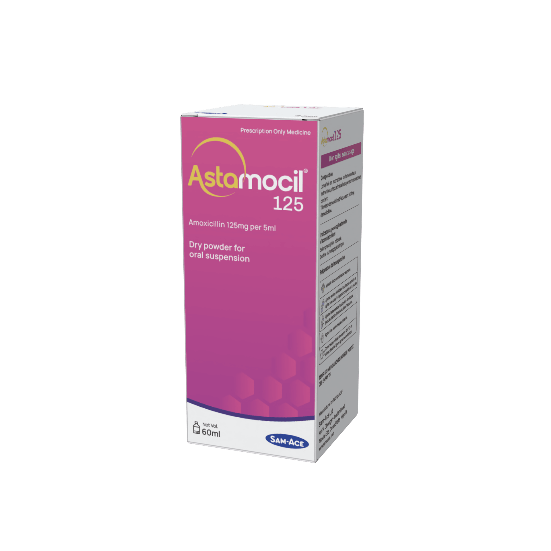 Astamocil 125 Dry Syrup pack