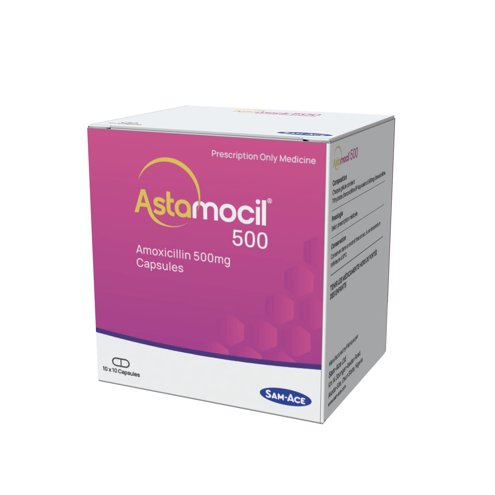 Astamocil 500 mg pack